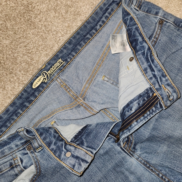 Old Navy Blue Flare Wide Leg Jeans - Picture 2 of 3